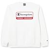 Champion Legacy Graphic Shop Authentic - Powerblend Fleece Crewneck Felpa, Bianco, XL Uomo FW23