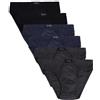 Liabel 6 Slip Uomo in Cotone Mercerizzato Elastico Interno Art. LS440 (Assortito, 7)