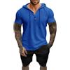 Generic Tute Uomo Estive Sportive Elegante Completi Tuta Completa Girocollo Manica Corta Tuta Da Fitness T-Shirt + Pantaloncini Con Tasca Completo Palestra Uomo Spiaggia Mare Vacanza Fitness