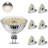 HiBay 6 Lampadina LED GU5.3 MR16 12V,4W Equivalente a 35W Alogena,400LM Luce Naturale 4500K,Lampadine Faretti LED GU5.3 per Plafoniera Spot Lampada Sostituiscono,Non Dimmerabile