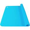 Folksy Super Kitchen SUPER KITCHEN Tappetino Silicone Grande per Impastare, Forno e Caffè, Blu