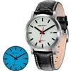 BERNY Classic Uomo Orologio Automatico Meccanico Automatico Flipping Watch Acciaio Inox 5ATM Cinturino Luminoso Impermeabile