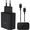 TELEFONMAX Caricabatterie USB di tipo C da 15W con cavo dati per Samsung Galaxy Tab A9 A9+ Cavo di alimentazione USB C adattatore di ricarica veloce per Samsung Galaxy A55 A54 A53 A52 A34 A33 A32 A25 A24