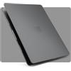 ZYB Custodia per 2022 2024 2025 MacBook Air 13,6 Pollici M4 A3240 M3 A3113 M2 A2681, Ultra Sottile Cover Protettiva Plastica Rigida, Opaco Spazio Grigio