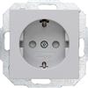 Kopp Athenis 940034086 - Presa con contatto di protezione, 16 A, 250 V, IP20, colore: grigio, superficie opaca