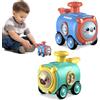 Felly 2 Pezzi Macchinine per Bambini 1 2 Anni, Treno Giocattolo per Bambini Macchinina Bambino 6-12 Mesi, Cars Giochi Bambini 1 anno Regalo per Ragazzo Ragazza