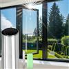 DIFIT Pellicola Specchio Oscurante per Finestre Pellicola per Vetri Finestre Anti-UV Riflettente Controllo del Calore Pellicola Finestra Privacy Adatta per Casa Ufficio（Argento-argento，44.3x200cm）