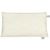 beties PublikPrall, cuscino imbottito circa 30 x 50 cm, con piume vere (100% di riempimento), perfetto come cuscino per schienale o cuscino da pavimento, colore crema