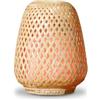 Zen'Arôme SC21-25S Oli Essenziali ad ultrasuoni Olaki (Fino a 40 m²) -Diffusore a Freddo per aromaterapia-Design Artigianale Zen in bambù Intrecciato-Illuminazione Parametrabile, Legno