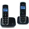 Fysic FX-6020 Telefono cordless ideale per anziani, Nero