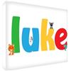 Feel Good Art Gallery cartello da appendere per culle (Luke, piccolo, 20 x 30 x 4 cm)