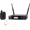 Shure GLXD14R+/MX53 Microfono wireless con batteria di 12 ore e raggio di 30m, Incluso microfono a cuffia MX153 e ricevitore a singolo canale montabile su rack, Adatto per trasmissioni e chiese