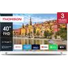 Thomson Smart TV 40" Full HD DLED DVBT2/C/S2 Google TV Wi-Fi Bianco 40FG2S14W
