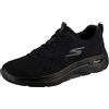 Skechers Go Walk Arch Fit Unify, Sneaker Donna, Tessuto Nero, 36 EU