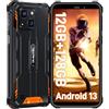 OUKITEL WP32 Smartphone Rugged. 12GB(4+8) RAM+128GB ROM Telefono Indistruttibile Android 13. Telefono Rugged 6.0" HD+ 6300mAh Impermeabile IP68 20MP+5MP Telecamera Dual SIM 4G/Face ID/NFC/OTG/GPS