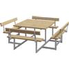 Set di tavolo e panche per 8 persone - kaiserkraft