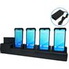 Unitech Stazione di ricarica per PA768, 4+4 slot