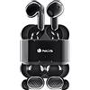 NGS ARTICA DUO BLACK - Due Paia di Cuffie Wireless Compatibili con Tecnologia True Wireless Stereo e Bluetooth 5.1, Touch Control, Batteria 30h, Colore Nero