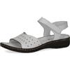 CAPRICE Donna 9-28715-42, Sandali con Zeppa, Nappa Bianca, 41 EU