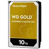 WESTERN DIGITAL Hard Disk WD Gold 10 TB 3.5" Interfaccia Sata III 6 Gb / s Buffer 256 Mb 7200 RPM