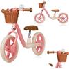 lionelo Alex Bici senza pedali per bambini da 3 anni fino 30kg Resistente e leggera solo 3kg Ruote in schiuma EVA 30cm Manubrio e sella regolabili Blocco dello sterzo Poggiapiedi Cestino
