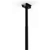 HI-ND supporto a soffitto per custodia display, 40-60cm, lunghezza regolabile, nero