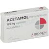 ABIOGEN PHARMA SPA Acetamol Prima Infanzia 125 Mg Paracetamolo 10 Supposte