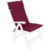 BIZZOTTO - Cuscino Poly180 Bordeaux Schienale Alto