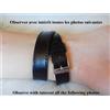 Magna carta 15 MM Braccialetto Doppio Giro Pelle Autentica Da Vitello Box, Liscio Nero Opaco
