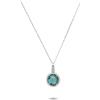 ALFIERI & ST. JOHN 925 Collana armonia con pietra verde e zirconi