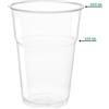 50 Bicchieri Plastica Semirigida Kristal 400 Ml (350 Ml Reali) - Eleganza E Praticità