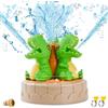 YAOZUP Spruzzatore d'acqua per Bambini, Dinosauro Spruzzatore per Bambini con 2 Morsetti del Tubo, Giochi Spruzzatore Giardino Giocattolo, Giochi d Acqua per Bambini Giardino all'aperto