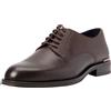 Tommy Hilfiger Core RWB Hilfiger Text Lth Shoe Fm0fm05255, Scarpe Derby Uomo, Marrone (Cocoa), 45 EU