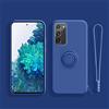 Alihtte Cover per Samsung Galaxy S9 Plus con Anello Ruotabile a 360 Gradi, Moda Morbido TPU Silicone Case Antiurto supporto per auto Custodia per Samsung Galaxy S9 Plus blu