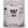 GreenTahr TO THE TOP Green Tahr Farina di Avena Integrale BIO 1 Kg. Avena in Polvere Premium Senza Glutine e Senza Avenina, Ricca di Fibra. Ideale per preparare Porridge