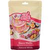 FunCakes Deco Melts Bianco Naturale - Inzuppate Sgocciolate, Spruzzate e Decorate! Sciogliere nel Microonde e Versare in Ogni Stampo. Preparare Dolci, Decorare Torte, Biscotti e Cupcake! 250 g