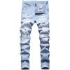 Generico Pantaloni Uomo da Lavoro Taglie Forti 8XL Pantaloni Leopardati Jeans Neri Jeans Uomo Skinny Nero Pantaloni per Lavoro Uomo Estivo