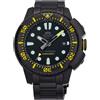 Orient Orologio orient uomo automatico nero analogico watch da polso m-force diver