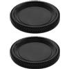YINETTECH 2 tappi di ricambio per corpo della fotocamera, compatibili con Nikon F Lens Mount Camera F3 FM2 F4 D6200 D5600 Df D3 D600 D810 F5 D100 D750 D70 D700