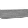 vidaXL Libreria Grigio Sonoma 100x30x30 cm in Legno Ingegnerizzato