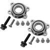 ATEC Germany 2x cuscinetto ruota anteriore set cuscinetto ruota, Compatibile con AUDI A6 C6 (4FH) (4F2) (4F5),A8 D2 (4D2, 4D8),A8 D3 (4E2, 4E8),R8 (422, 423),R8 Spyder (427, 429), VW PHAETON