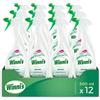 Winni's - Detergente Spray Bagno Ipoallergenico Igienizzante, Adatto alle Pelli più Sensibili, Azione Pulente e Detergente Senza Risciacquo, 500 ml x 12 Confezioni