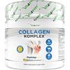 Vit4ever Complesso di collagene - 500 g - Polvere per articolazioni con peptidi idrolizzati di collagene, L-prolina, MSM, acido ialuronico, glucosamina e vitamina C - Altamente dosato - Al gusto di limone
