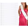HsentimenH 10 Pezzi Fascia a Tracolla di Raso Vuoto, Fascia di Satin Vuota e Personalizzabile Bianco, Fasce per Cinturino in Raso Fai da Te, Tracolla in Raso Lucido per la Decorazione della Festa Nuziale
