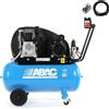 Abac EXP A39B 90 CM3/CT3 - Compressore a Pistoni 90 L - Trifase 400 Volt