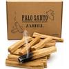 ZARHEL 8893 Palo Santo Purificazione, 15 Legnetti XL di Incenso Naturale, Bastoncini Incenso per Meditazione e Aromaterapia, 100% ecosostenibile dal Perù (15)