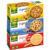 CAIYA Gullon Digestive Mix Biscotti con Avena e Gocce di Cioccolato Fondente, Muesli con Avena, Uvetta e Albicocca e con Meno Grassi 230g [3 Confezioni]
