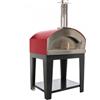 Rossofuoco Campagnolo Rosso - Forno a legna da esterno con carrello