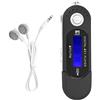 Nimoa Lettore Musicale Digitale, Lettore Musicale MP3 Portatile MP3 con Schermo LCD Radio FM Registratore Vocale Scheda TF (Nero)