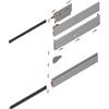 BLUM REVEGO UNO - Set di binari tascabili, lunghezza 800 mm, destra